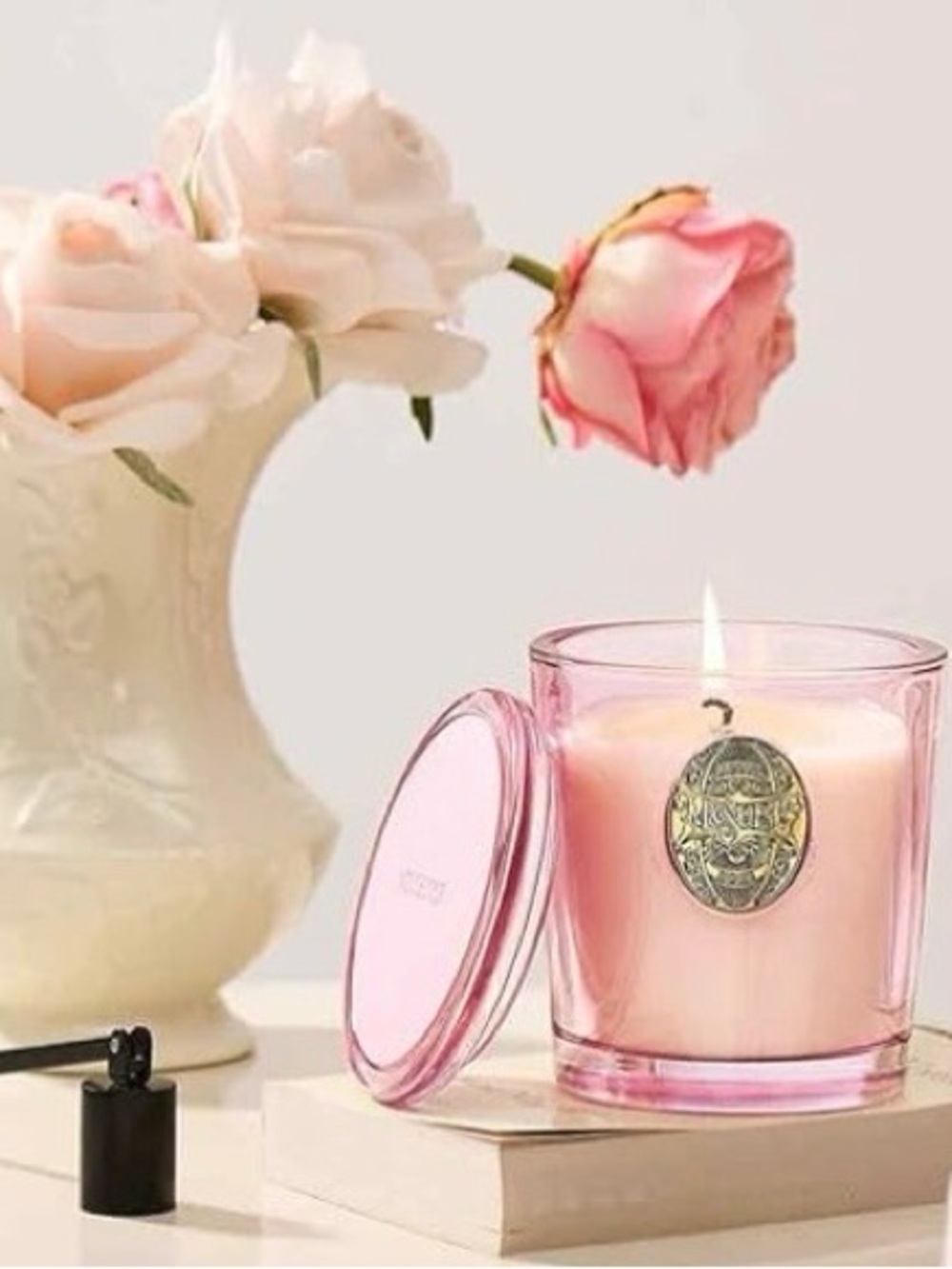 🆕-M&SENSE- Natural Soy Jasmine Garland Scented Candle- 9.2 oz